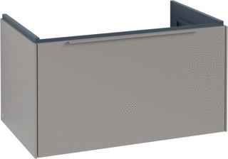 VILLEROY & BOCH SUBWAY 3.0 WASTAFELONDERKAST MET VERLICHTING 1 UITTREKLADE 772 X 429 X 478 MM TAUPE