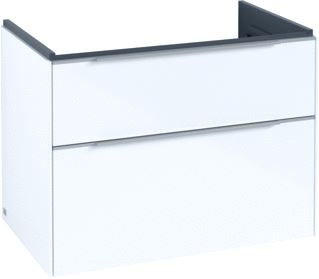 VILLEROY & BOCH SUBWAY 3.0 WASTAFELONDERKAST 2 UITTREKLADEN 772 X 576 X 478 MM BRILLIANT WHITE