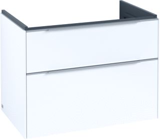 VILLEROY & BOCH SUBWAY 3.0 WASTAFELONDERKAST 2 UITTREKLADEN 772 X 576 X 478 MM PURE WHITE