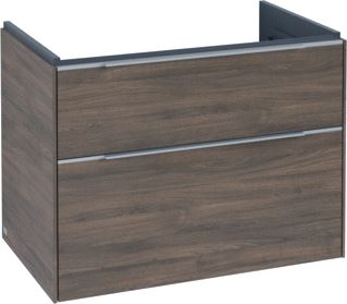 VILLEROY & BOCH SUBWAY 3.0 WASTAFELONDERKAST 2 UITTREKLADEN 772 X 576 X 478 MM ARIZONA OAK