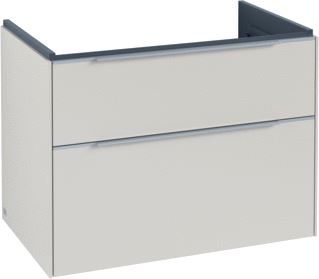 VILLEROY & BOCH SUBWAY 3.0 WASTAFELONDERKAST 2 UITTREKLADEN 772 X 576 X 478 MM CASHMERE GREY