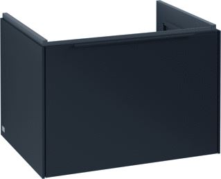 VILLEROY & BOCH SUBWAY 3.0 WASTAFELONDERKAST 1 UITTREKLADE 622 X 429 X 478 MM VOLCANO BLACK