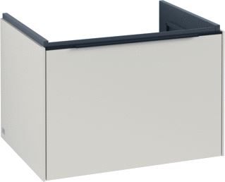 VILLEROY & BOCH SUBWAY 3.0 WASTAFELONDERKAST 1 UITTREKLADE 622 X 429 X 478 MM CASHMERE GREY