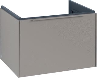 VILLEROY & BOCH SUBWAY 3.0 WASTAFELONDERKAST 1 UITTREKLADE 622 X 429 X 478 MM TAUPE