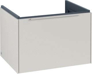 VILLEROY & BOCH SUBWAY 3.0 WASTAFELONDERKAST 1 UITTREKLADE 622 X 429 X 478 MM CASHMERE GREY