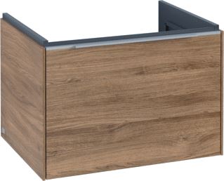 VILLEROY & BOCH SUBWAY 3.0 WASTAFELONDERKAST MET VERLICHTING 1 UITTREKLADE 622 X 429 X 478 MM OAK KANSAS