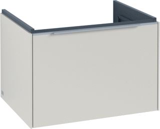 VILLEROY & BOCH SUBWAY 3.0 WASTAFELONDERKAST MET VERLICHTING 1 UITTREKLADE 622 X 429 X 478 MM CASHMERE GREY