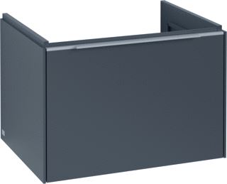 VILLEROY & BOCH SUBWAY 3.0 WASTAFELONDERKAST MET VERLICHTING 1 UITTREKLADE 622 X 429 X 478 MM GRAPHITE