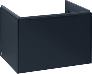 VILLEROY & BOCH SUBWAY 3.0 WASTAFELONDERKAST MET VERLICHTING 1 UITTREKLADE 622 X 429 X 478 MM VOLCANO BLACK