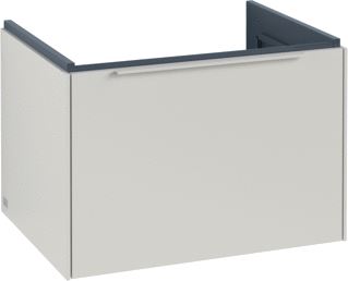 VILLEROY & BOCH SUBWAY 3.0 WASTAFELONDERKAST MET VERLICHTING 1 UITTREKLADE 622 X 429 X 478 MM CASHMERE GREY