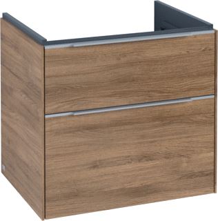 VILLEROY & BOCH SUBWAY 3.0 WASTAFELONDERKAST 2 UITTREKLADEN 622 X 576 X 478 MM OAK KANSAS