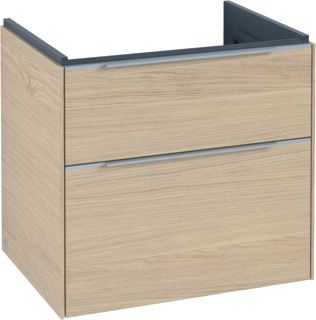 VILLEROY & BOCH SUBWAY 3.0 WASTAFELONDERKAST 2 UITTREKLADEN 622 X 576 X 478 MM NORDIC OAK