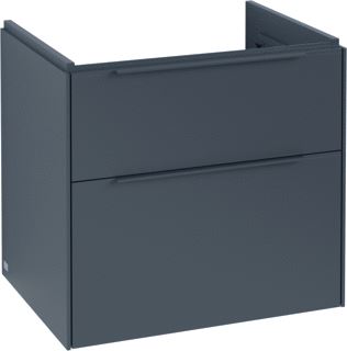 VILLEROY & BOCH SUBWAY 3.0 WASTAFELONDERKAST MET VERLICHTING 2 UITTREKLADEN 622 X 576 X 478 MM GRAPHITE