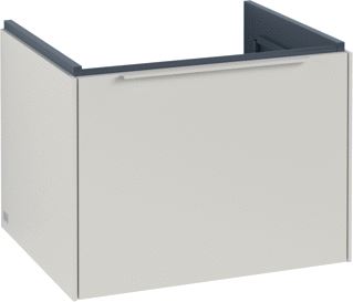 VILLEROY & BOCH SUBWAY 3.0 WASTAFELONDERKAST MET VERLICHTING 1 UITTREKLADE 572 X 429 X 478 MM CASHMERE GREY