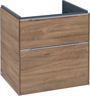 VILLEROY & BOCH SUBWAY 3.0 WASTAFELONDERKAST 2 UITTREKLADEN 572 X 576 X 478 MM OAK KANSAS