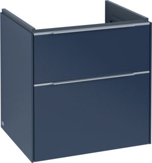 VILLEROY & BOCH SUBWAY 3.0 WASTAFELONDERKAST 2 UITTREKLADEN 572 X 576 X 478 MM MARINE BLUE