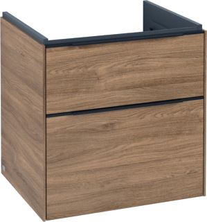 VILLEROY & BOCH SUBWAY 3.0 WASTAFELONDERKAST 2 UITTREKLADEN 572 X 576 X 478 MM OAK KANSAS