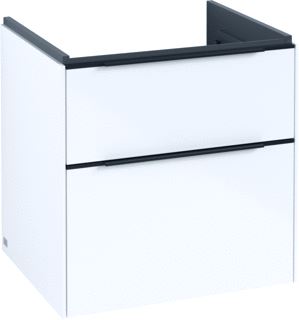 VILLEROY & BOCH SUBWAY 3.0 WASTAFELONDERKAST 2 UITTREKLADEN 572 X 576 X 478 MM BRILLIANT WHITE