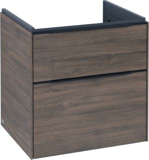 VILLEROY & BOCH SUBWAY 3.0 WASTAFELONDERKAST 2 UITTREKLADEN 572 X 576 X 478 MM ARIZONA OAK