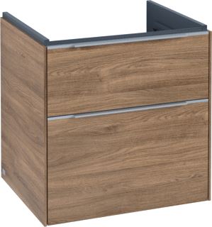 VILLEROY & BOCH SUBWAY 3.0 WASTAFELONDERKAST MET VERLICHTING 2 UITTREKLADEN 572 X 576 X 478 MM OAK KANSAS