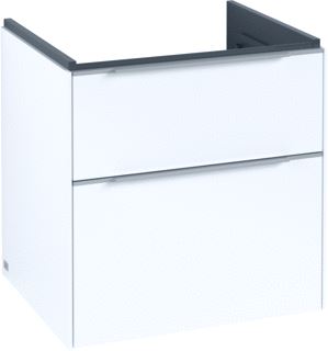 VILLEROY & BOCH SUBWAY 3.0 WASTAFELONDERKAST MET VERLICHTING 2 UITTREKLADEN 572 X 576 X 478 MM PURE WHITE