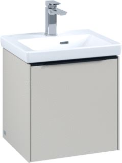 VILLEROY & BOCH SUBWAY 3.0 WASTAFELONDERKAST 1 DEUR 423 X 429 X 378 MM CASHMERE GREY