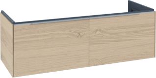 VILLEROY & BOCH SUBWAY 3.0 WASTAFELONDERKAST MET VERLICHTING 2 UITTREKLADEN 1272 X 429 X 478 MM NORDIC OAK