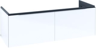 VILLEROY & BOCH SUBWAY 3.0 WASTAFELONDERKAST MET VERLICHTING 2 UITTREKLADEN 1272 X 429 X 478 MM BRILLIANT WHITE