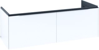 VILLEROY & BOCH SUBWAY 3.0 WASTAFELONDERKAST MET VERLICHTING 2 UITTREKLADEN 1272 X 429 X 478 MM PURE WHITE