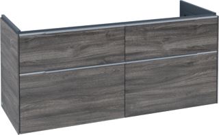 VILLEROY & BOCH SUBWAY 3.0 WASTAFELONDERKAST 4 UITTREKLADEN 1272 X 576 X 478 MM STONE OAK