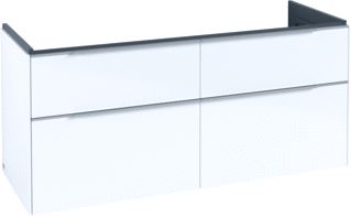 VILLEROY & BOCH SUBWAY 3.0 WASTAFELONDERKAST 4 UITTREKLADEN 1272 X 576 X 478 MM STONE OAK