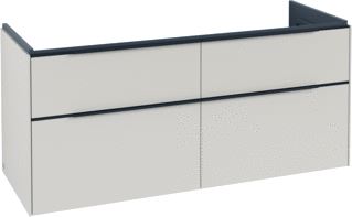 VILLEROY & BOCH SUBWAY 3.0 WASTAFELONDERKAST 4 UITTREKLADEN 1272 X 576 X 478 MM CASHMERE GREY