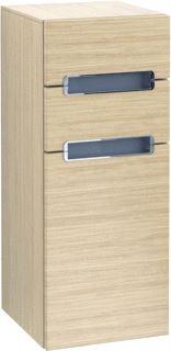 VILLEROY & BOCH SUBWAY 2.0 ZIJKAST 1 DEUR 2 SCHUIFLADEN 356 X 857 X 370 MM NORDIC OAK / GLASS WHITE