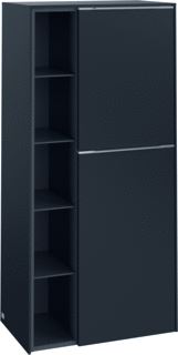 VILLEROY & BOCH SUBWAY 3.0 MIDDENKAST 2 DEUREN 574 X 1200 X 362 MM VOLCANO BLACK / VOLCANO BLACK