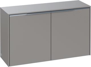 VILLEROY & BOCH SUBWAY 3.0 SIDEBOARD 2 DEUREN 728 X 423 X 256 MM TAUPE / TAUPE