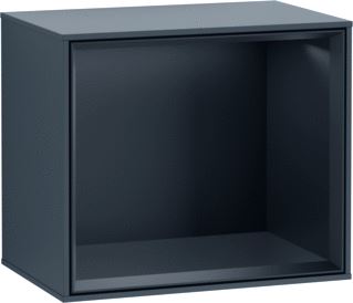 VILLEROY & BOCH FINION SCHAPMODULE 418X356X270MM VAK BLACK MATT LACQUER CORPUS MIDNIGHT BLUE MATT LACQUER 