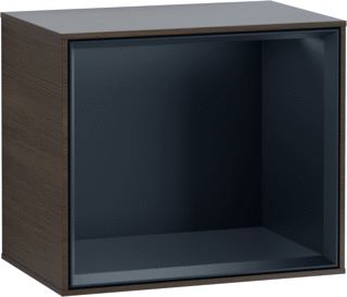 VILLEROY & BOCH FINION SCHAPMODULE 418X356X270MM VAK BLACK MATT LACQUER CORPUS WALLNUT VENEER