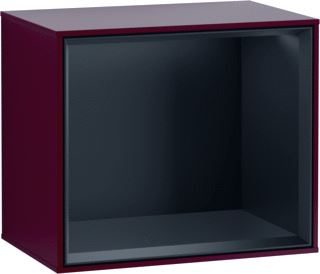 VILLEROY & BOCH FINION SCHAPMODULE 418X356X270MM VAK BLACK MATT LACQUER CORPUS PEONY MATT