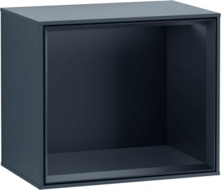 VILLEROY & BOCH FINION SCHAPMODULE 418X356X270MM VAK BLACK MATT LACQUER CORPUS MIDNIGHT BLUE MATT LACQUER