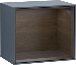 VILLEROY & BOCH FINION SCHAPMODULE MET VERLICHTING 418X356X270MM VAK WALLNUT VENEER CORPUS ANTRACIET MATT