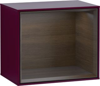 VILLEROY & BOCH FINION SCHAPMODULE MET VERLICHTING 418X356X270MM VAK WALLNUT VENEER CORPUS PEONY MATT