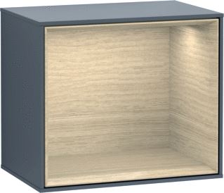 VILLEROY & BOCH FINION SCHAPMODULE MET VERLICHTING 418X356X270MM VAK OAK VENEER CORPUS ANTRACIET MATT