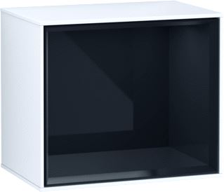 VILLEROY & BOCH FINION SCHAPMODULE MET VERLICHTING 418X356X270MM VAK GLOSSY BLACK LACQUER CORPUS GLOSSY WHITE LACQUER 