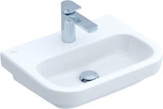 VILLEROY & BOCH ARCHITECTURA FONTEIN 500X380 MM ZONDER OVERLOOP 1 KRAANGAT ALPINE WIT 