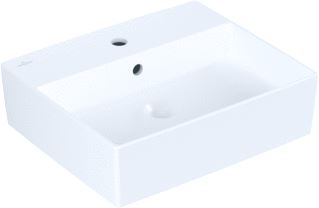 VILLEROY & BOCH MEMENTO 2.0 OPZETWASTAFEL 498 X 420 X 139 MM STONE WHITE CERAMICPLUS MET OVERLOOP