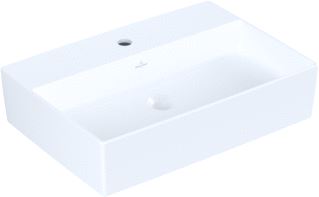 VILLEROY & BOCH MEMENTO 2.0 OPZETWASTAFEL 600 X 420 X 140 MM STONE WHITE CERAMICPLUS ZONDER OVERLOOP