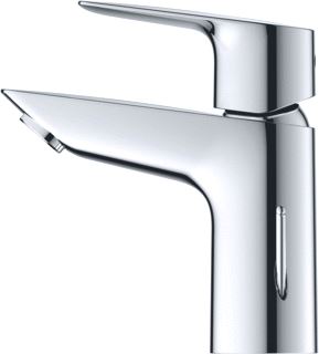 GROHE BAUEDGE S-SIZE WASTAFELMENGKRAAN MET WASTE CHROOM