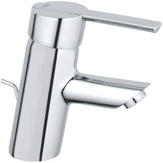 GROHE FEEL WASTAFELMENGKRAAN S-SIZE TREKWASTE EENGREEPS 1-GATS CARTOUCHE KERAMISCH 150MM HOOGTE 105MM UITLOOP VAST CHROOM 