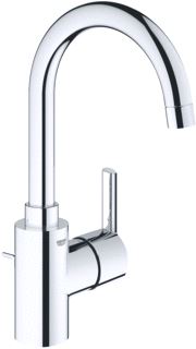 GROHE FEEL WASTAFELMENGKRAAN L-SIZE TREKWASTE EENGREEPS 1-GATS 300MM HOOGTE 153MM UITLOOP HOOG DRAAIBAAR CHROOM