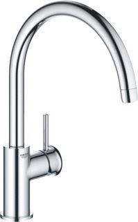 GROHE START CLASSIC KEUKENMENGKRAAN EENGREEPS 1-GATS 223MM UITLOOP HOOG 332MM HOOGTE DRAAIBAAR CHROOM 